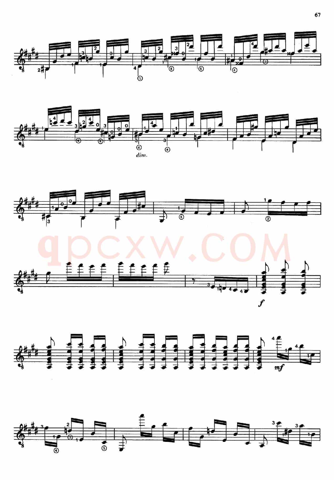 Joaquin Rodrigo Music for Guitar（罗德里戈吉他音乐P61-68）（古典吉他）
