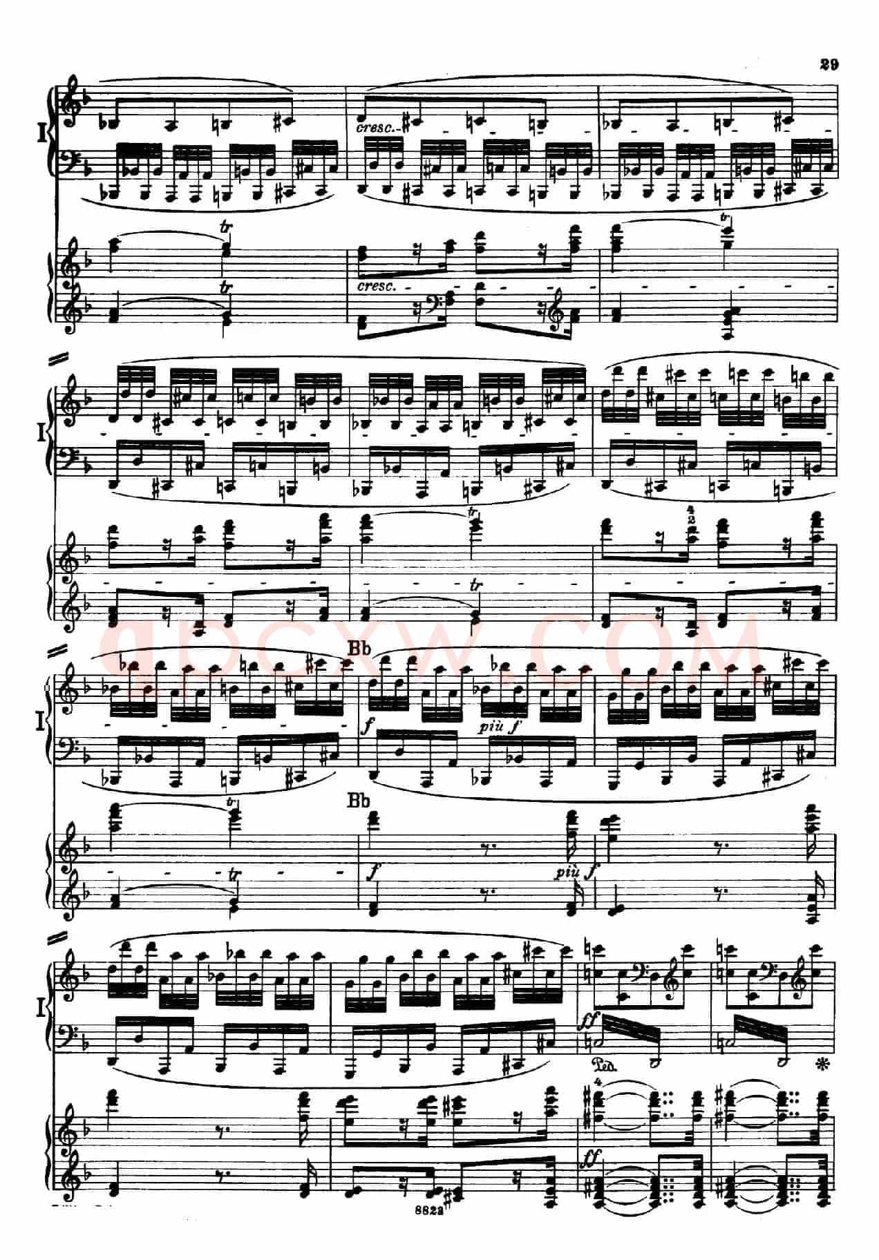 d小调第九交响曲 Op.125(双钢琴P23——32)