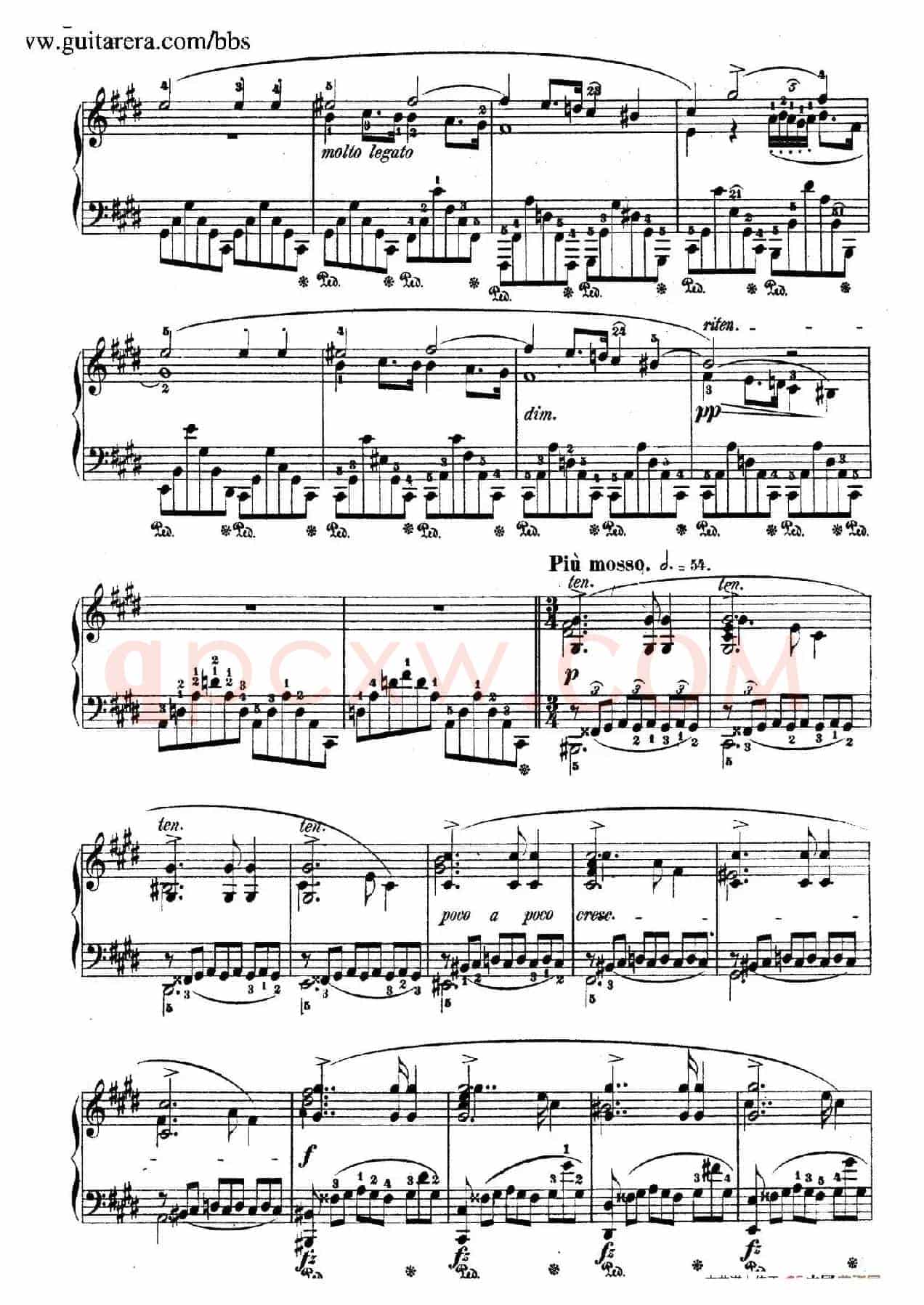 Deux Nocturnes Op.27(2首夜曲·1)