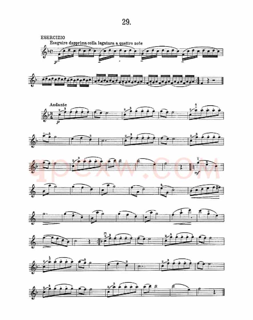 36 Studi Melodici E Facilissimi Op.48之21—30（36首容易旋律 作品.48）