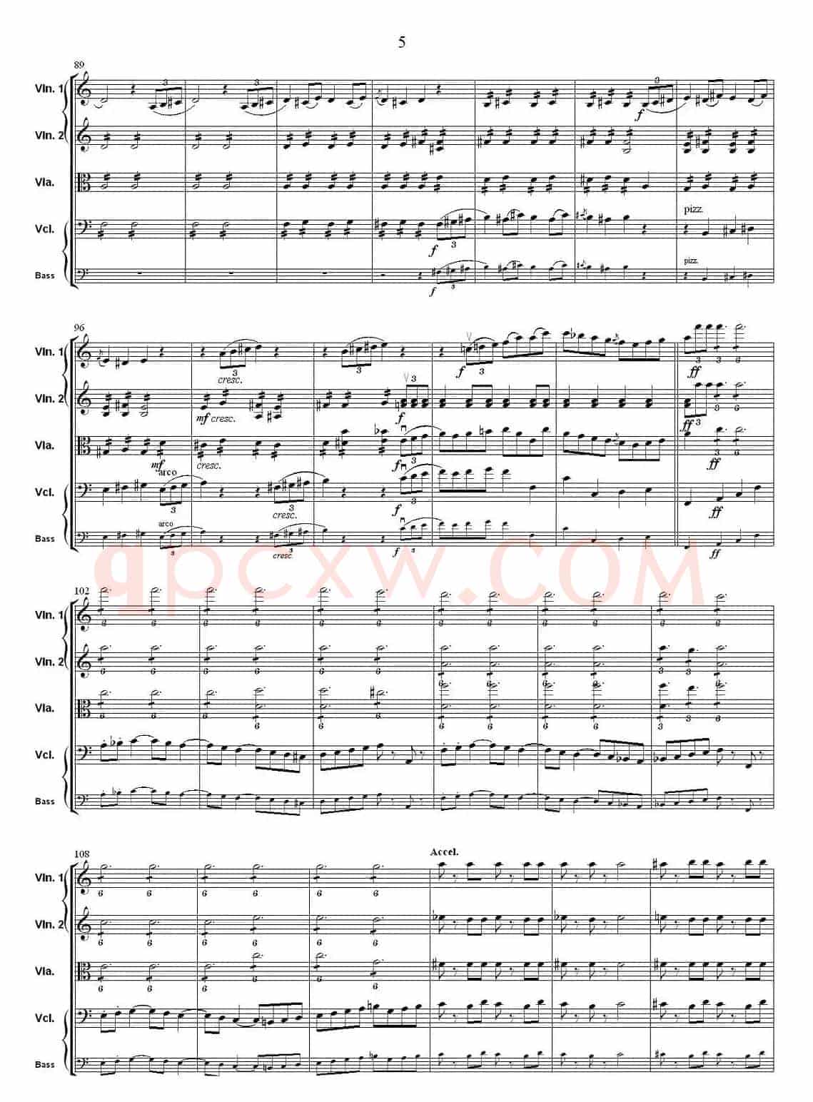 Rakoczy March（弦乐合奏）