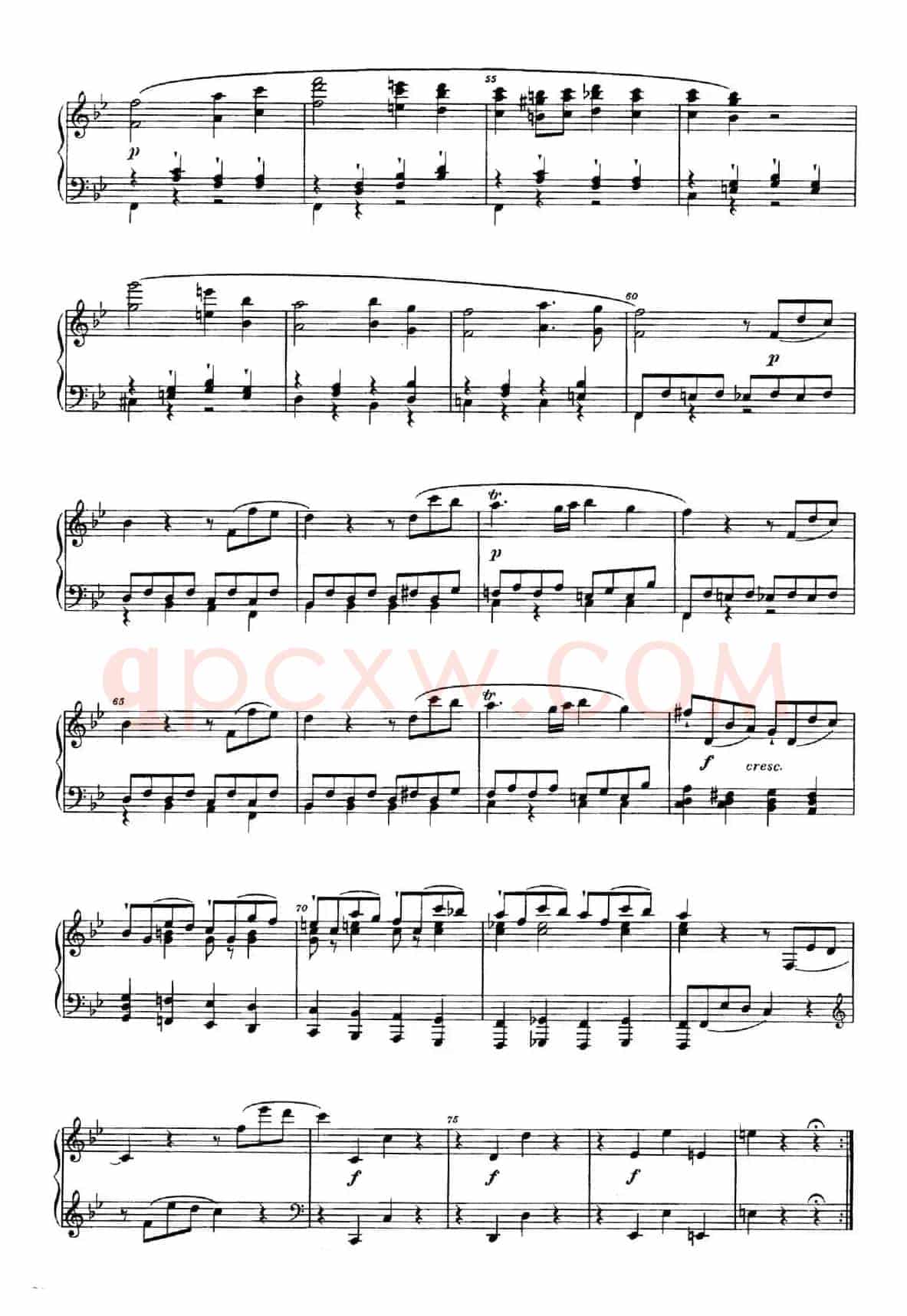 降B大调钢琴奏鸣曲 (Piano Sonata in B-flat Major Op.1)