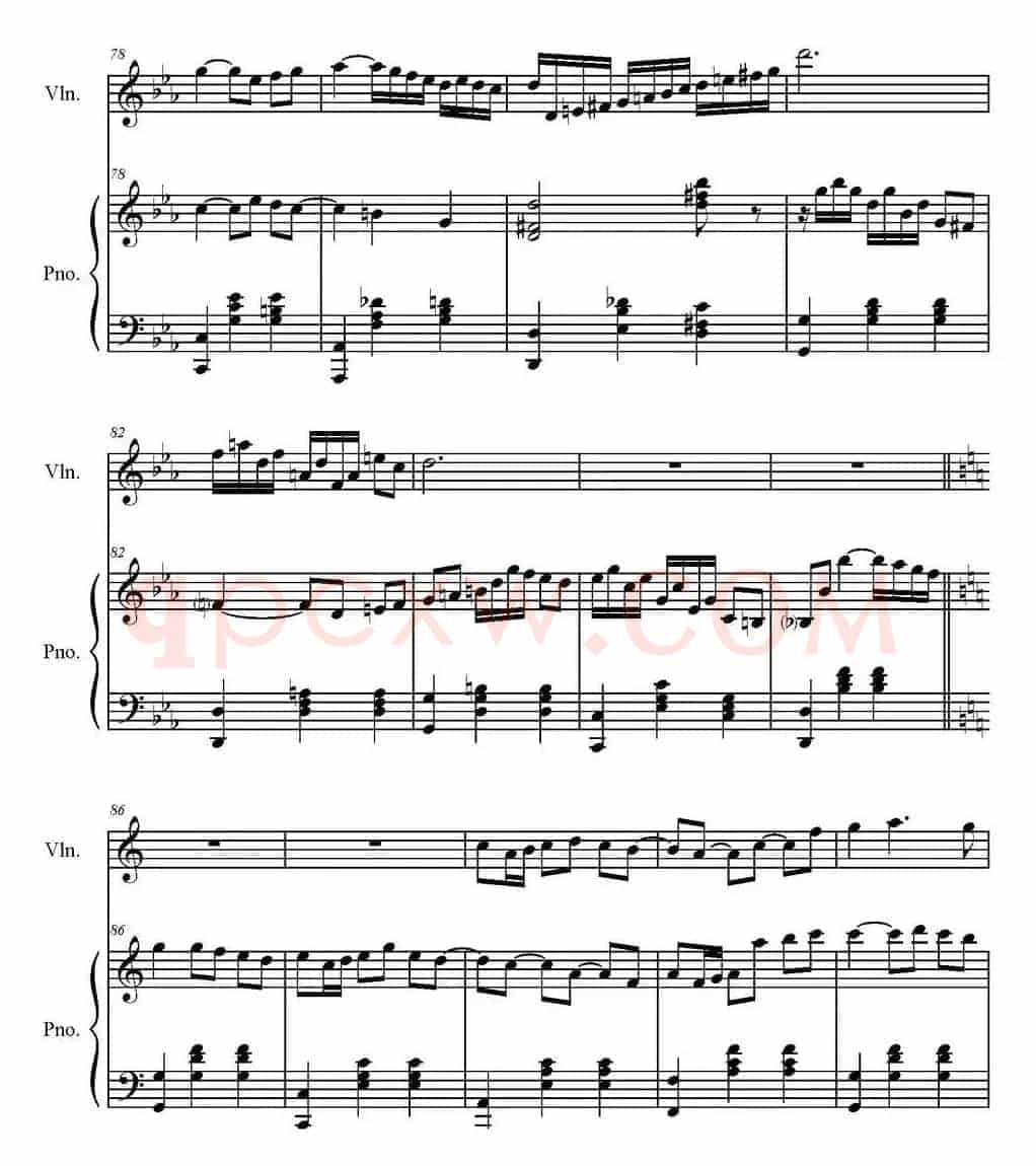 Sonate Verte（3-Valse、小提琴+钢琴伴奏）