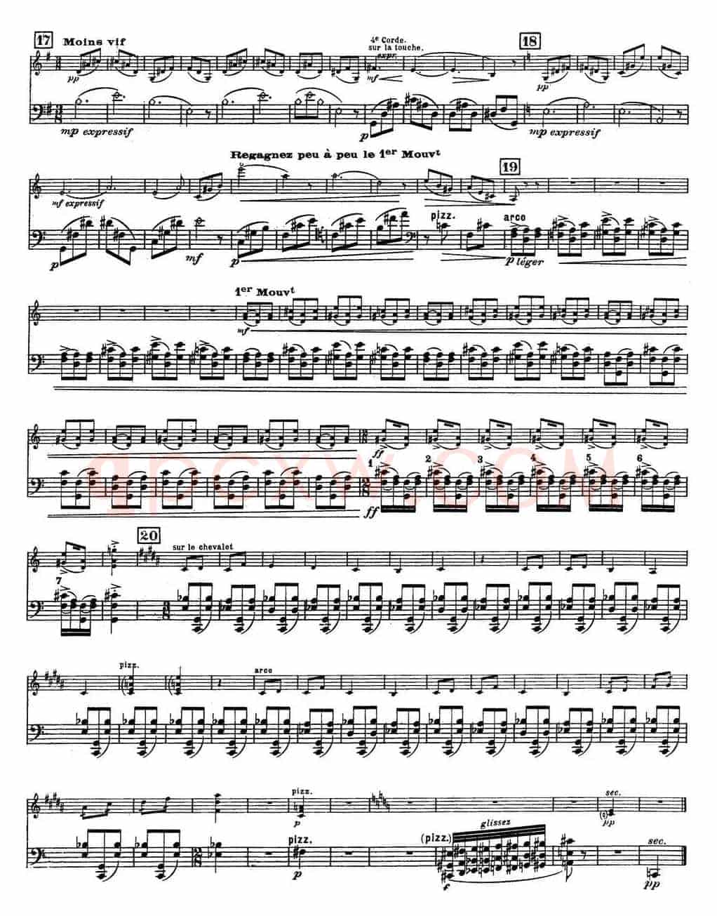 Sonate（小提琴+大提琴）