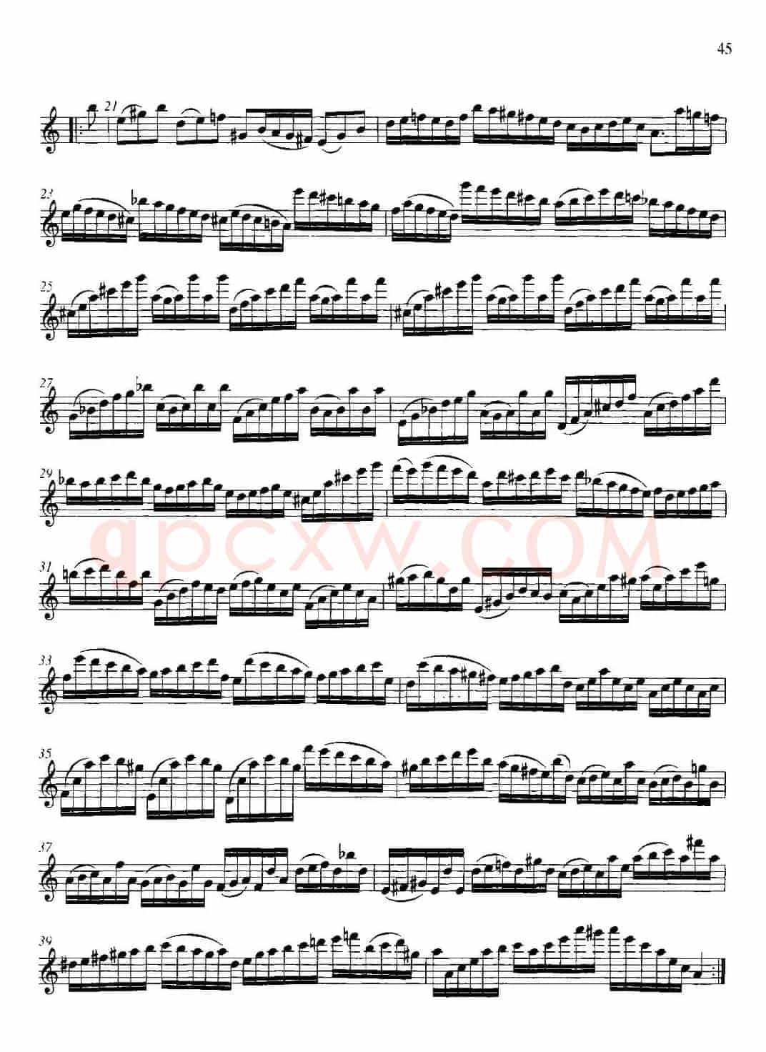 第二单元 中高级练习：断奏练习（乐曲部分：吉格舞曲）