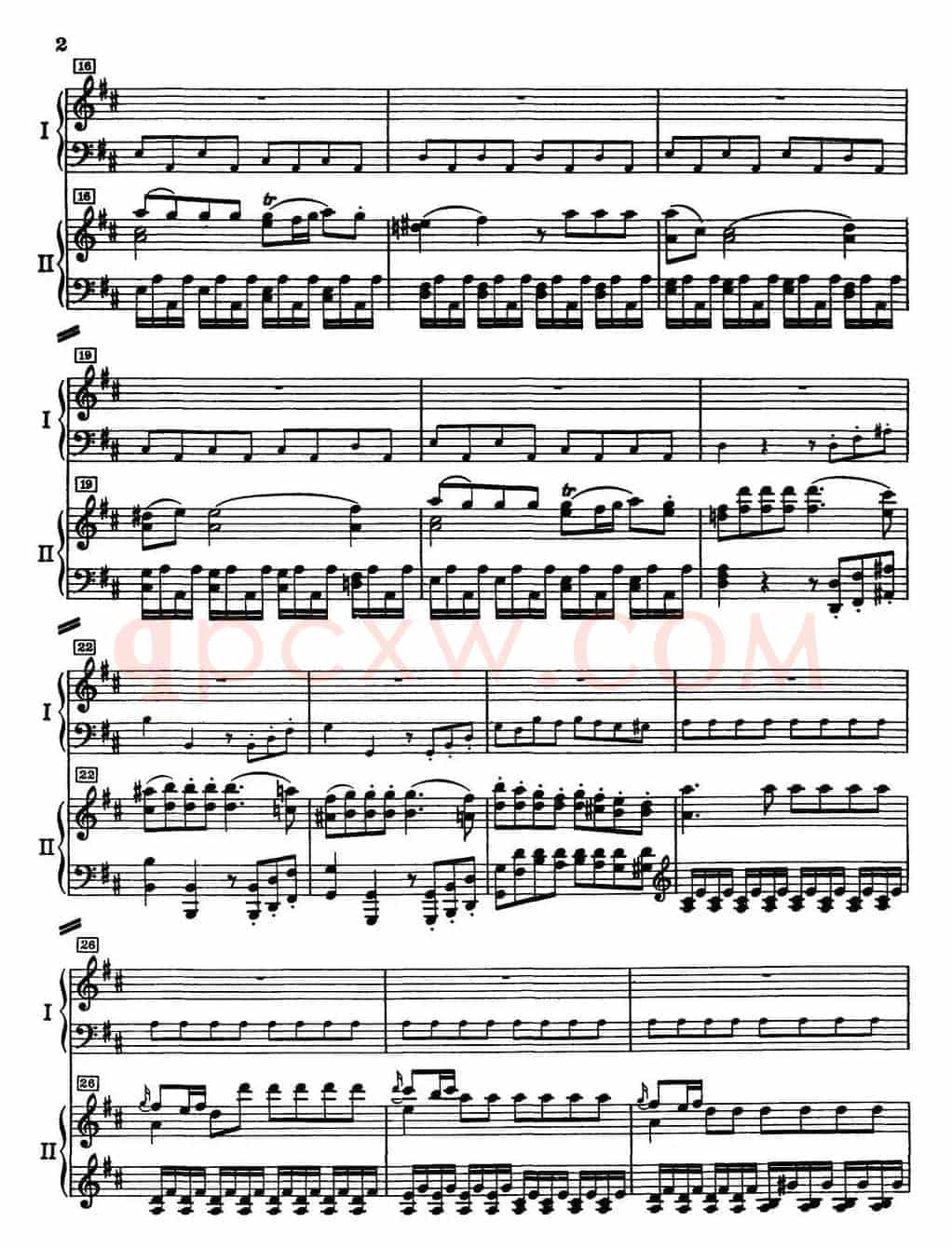 二十八部钢琴协奏曲 No.26（P1-15）