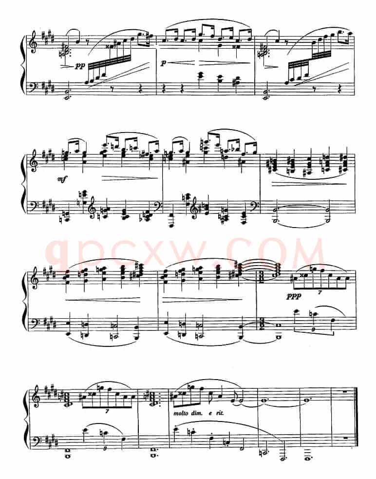 现代钢琴曲：3、白孔雀