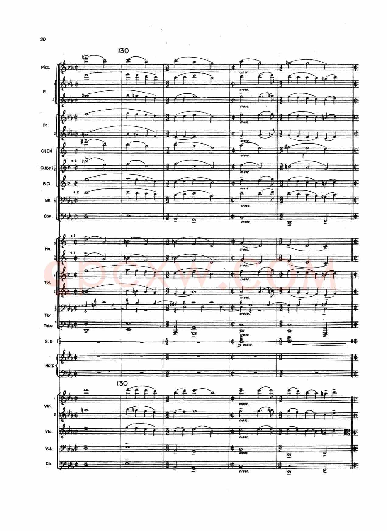 OVERTURE TO CANDIDE(《坎迪德》序曲)(交响乐总谱)