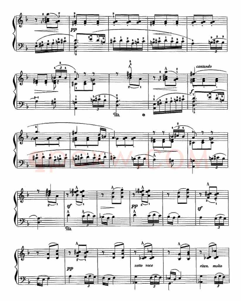 现代钢琴曲：28、东方