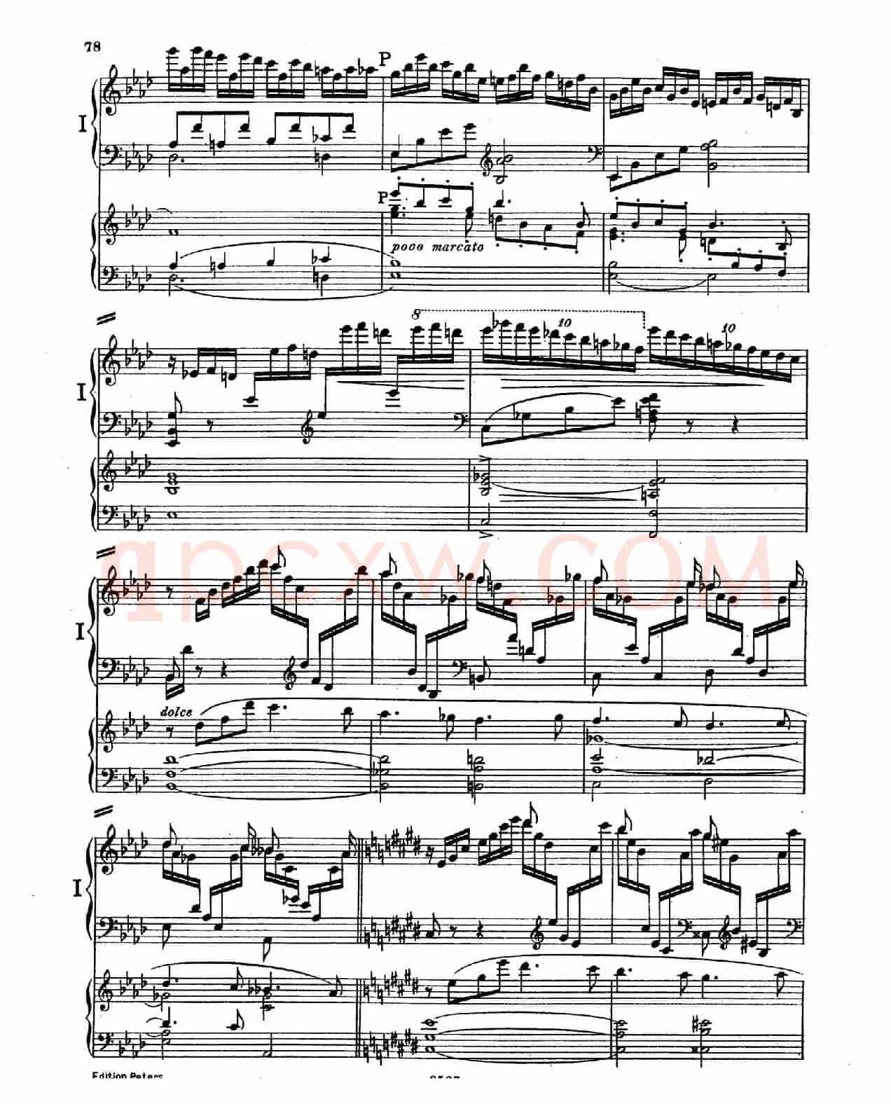 Piano Concerto in E Major Op.59(E大调钢琴协奏曲·双钢琴·第四乐章)