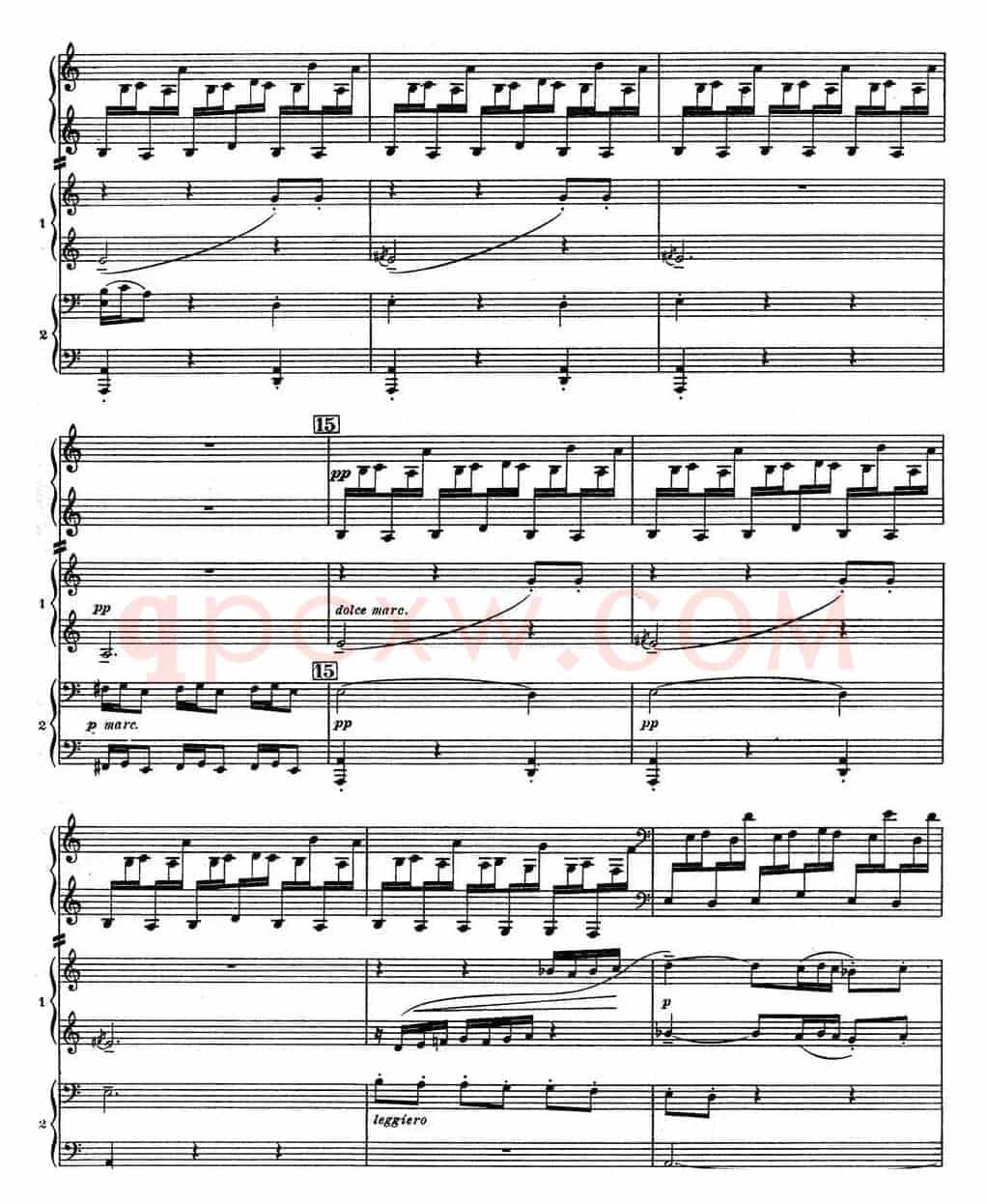 Nights in the Gardens of Spain 西班牙花园之夜 双钢琴版(Ⅱ-Danza lejana)