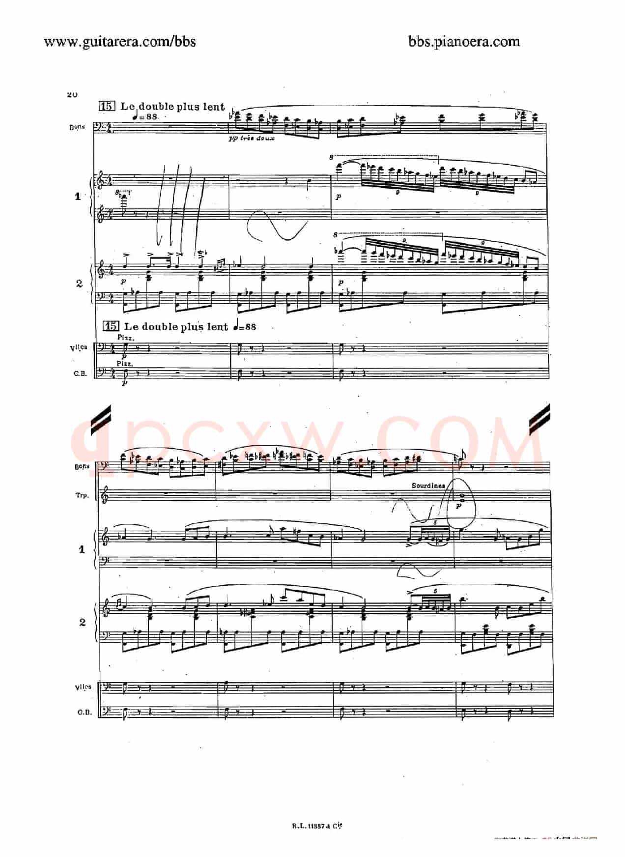 Concerto for 2 Pianos in d Minor(d小调双钢琴协奏曲·总谱)