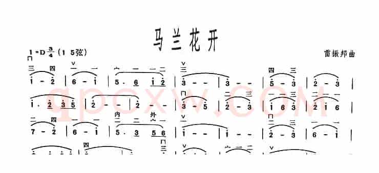 马兰花开