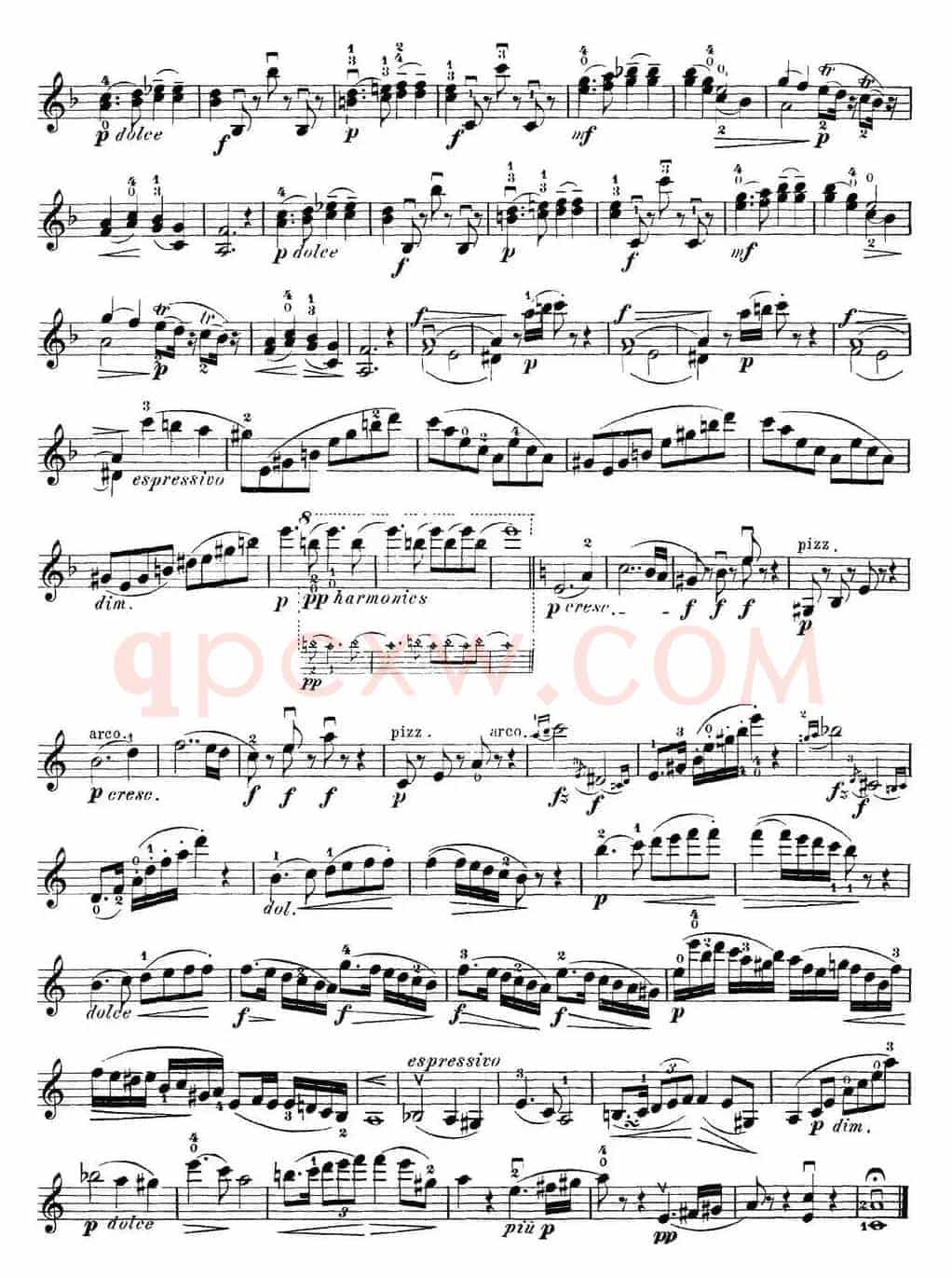 马扎斯小提琴练习曲 Op.36 第一册 特殊练习曲（27）