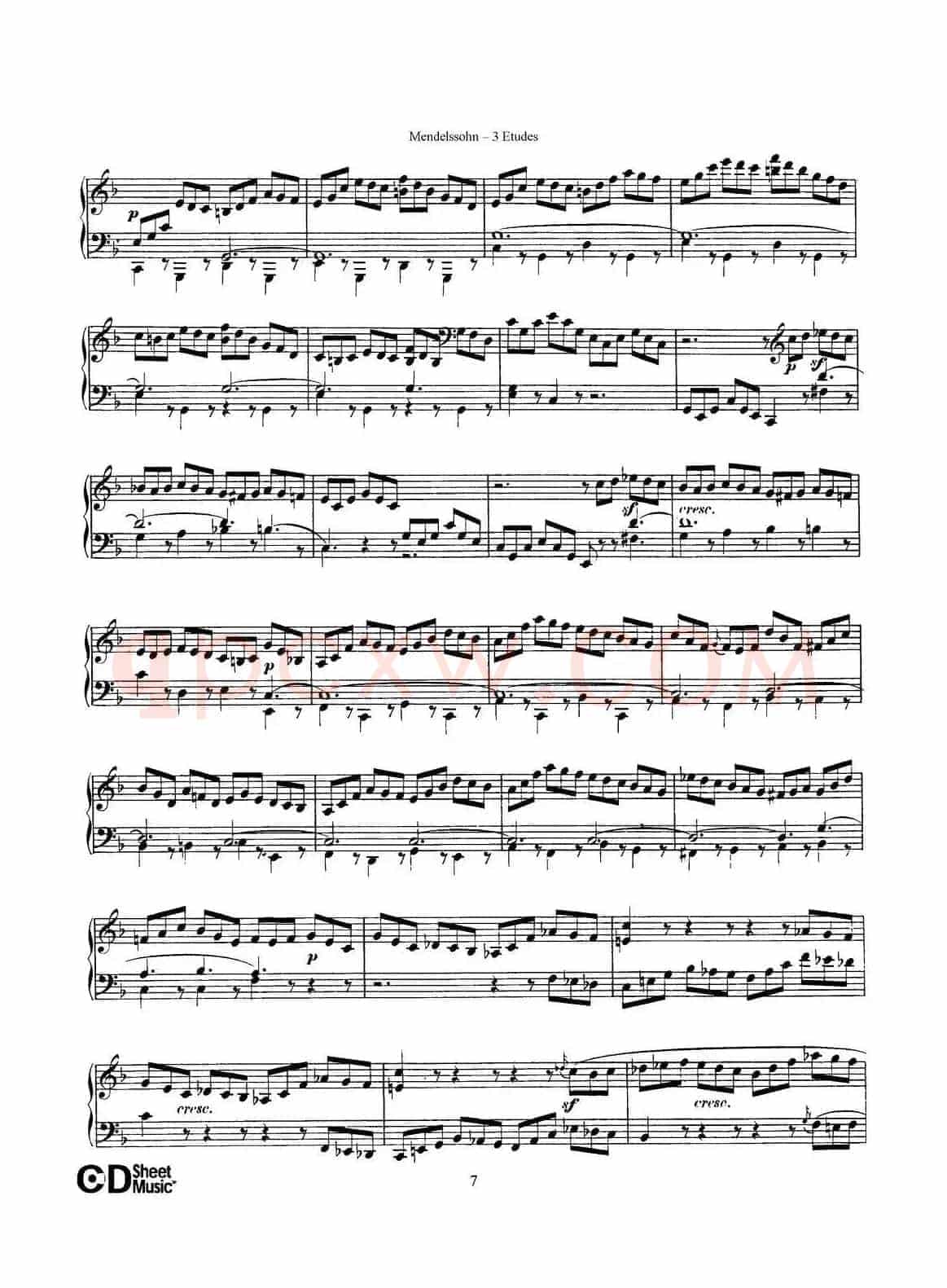 3 Etudes Op.104b（3首练习曲·2）