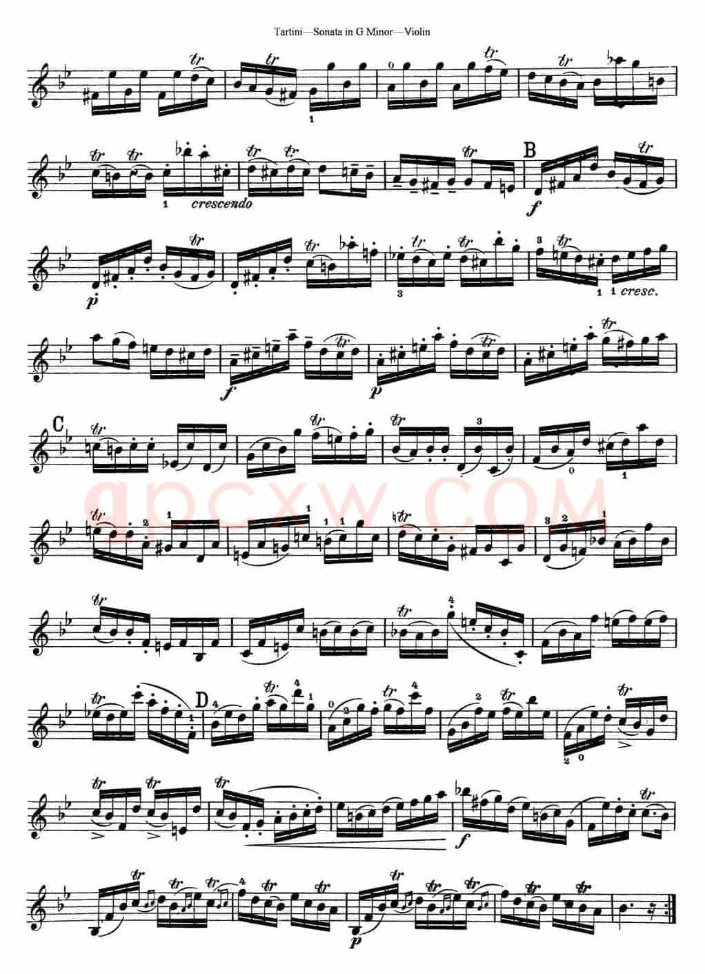 Violin Sonata in G Minor（The Devil's Trill）