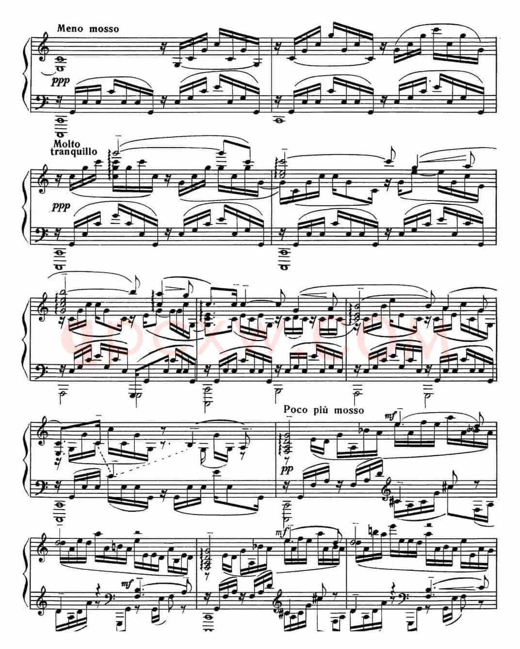 拉赫玛尼诺夫 音画练习曲3 Etudes tableaux Op.33 No.3