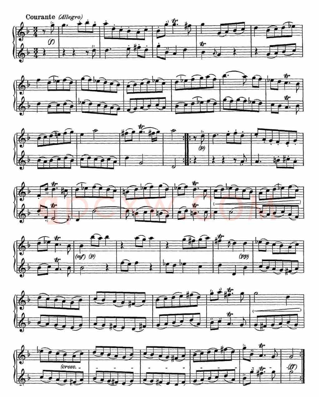 G大调双长笛奏鸣曲作品1号之2（Sonata in G Major Op.1No.2）