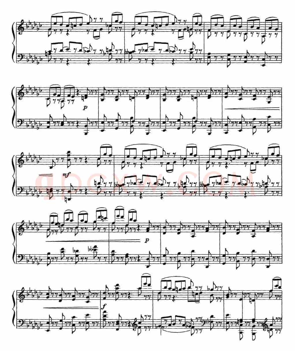 柴可夫斯基18首钢琴小品Op.72(10.Scherzo-fantaisie)