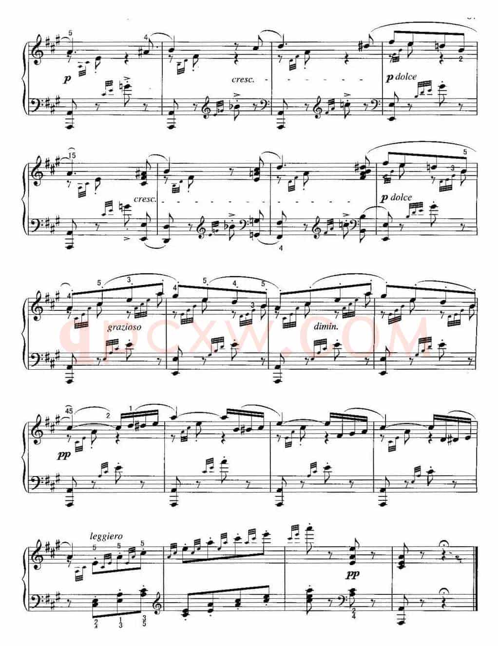 不可不弹的世界钢琴名曲：春之歌
