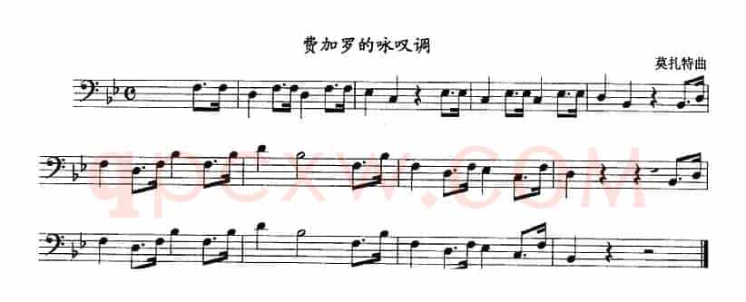 费加罗的咏叹调（长号）