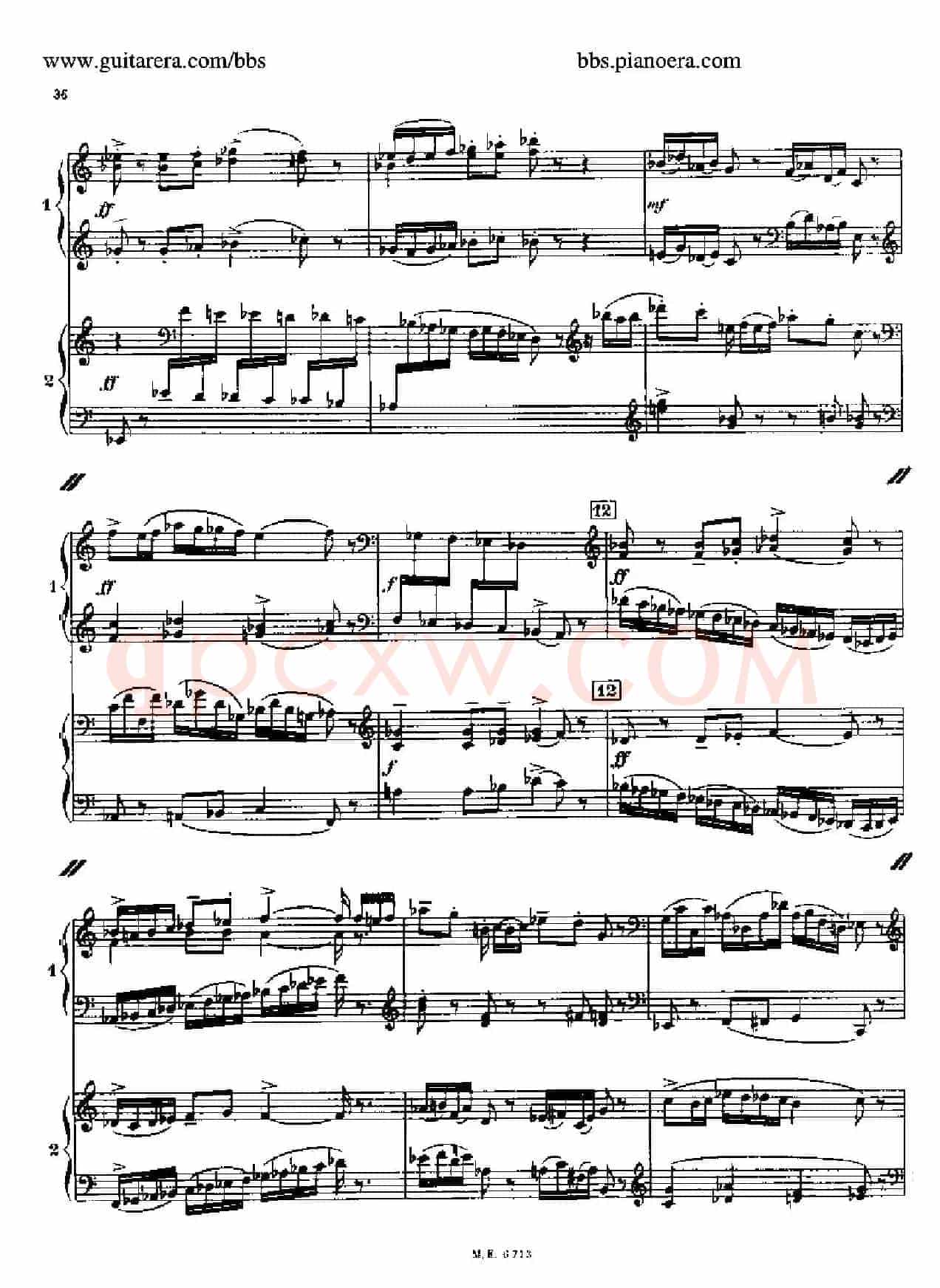 Sonata for Two Pianos(双钢琴奏鸣曲)