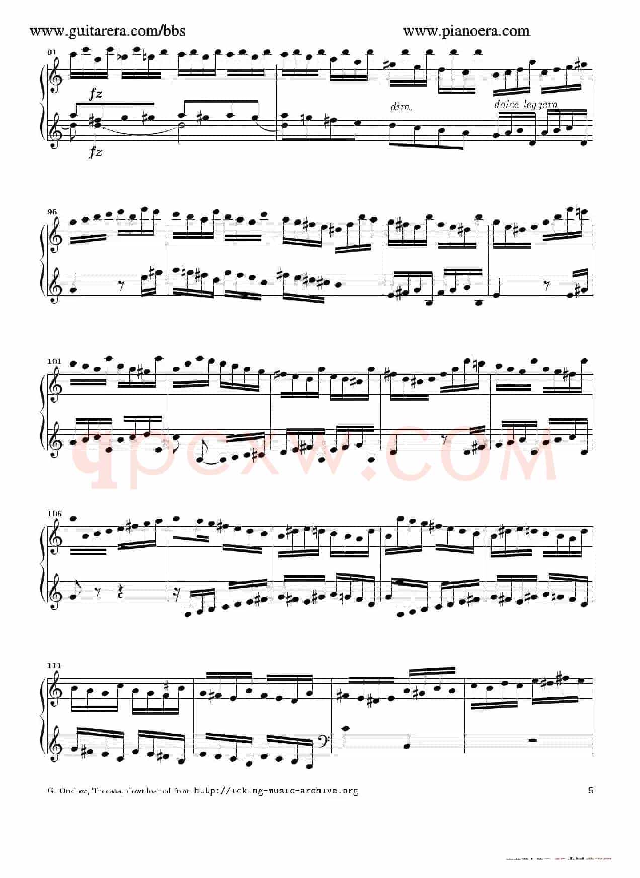 Toccata in C Major Op.6（C大调托卡塔）