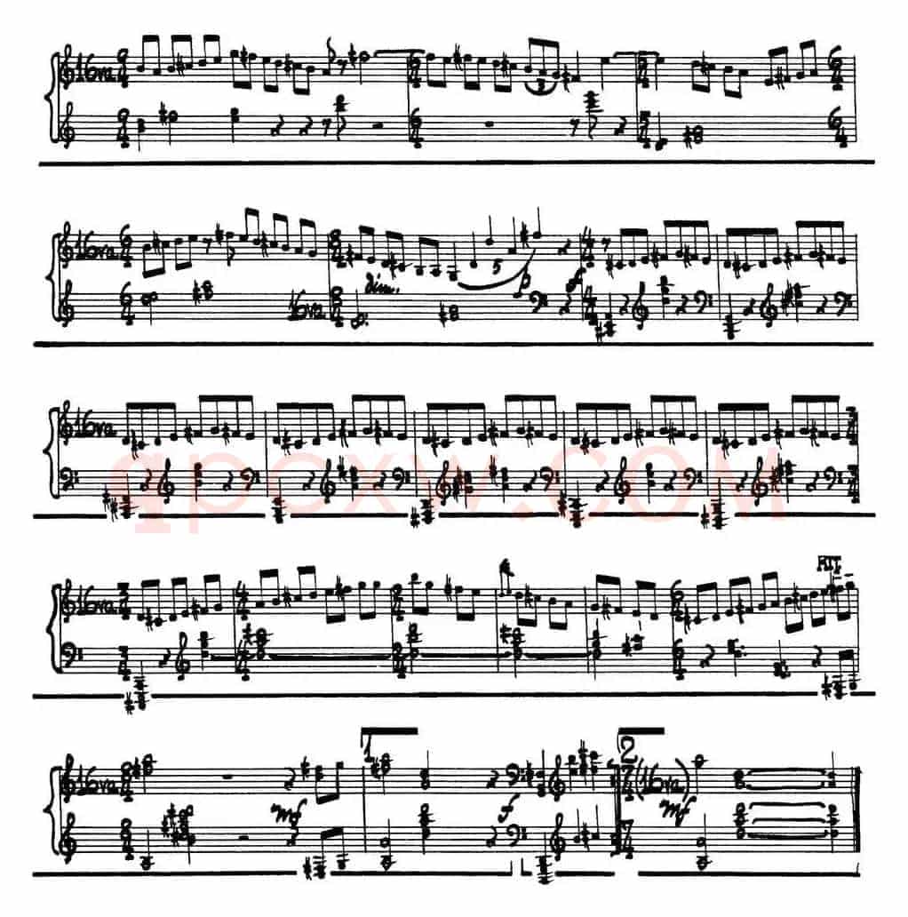 为加料钢琴而作的奏鸣曲与间奏曲（12）