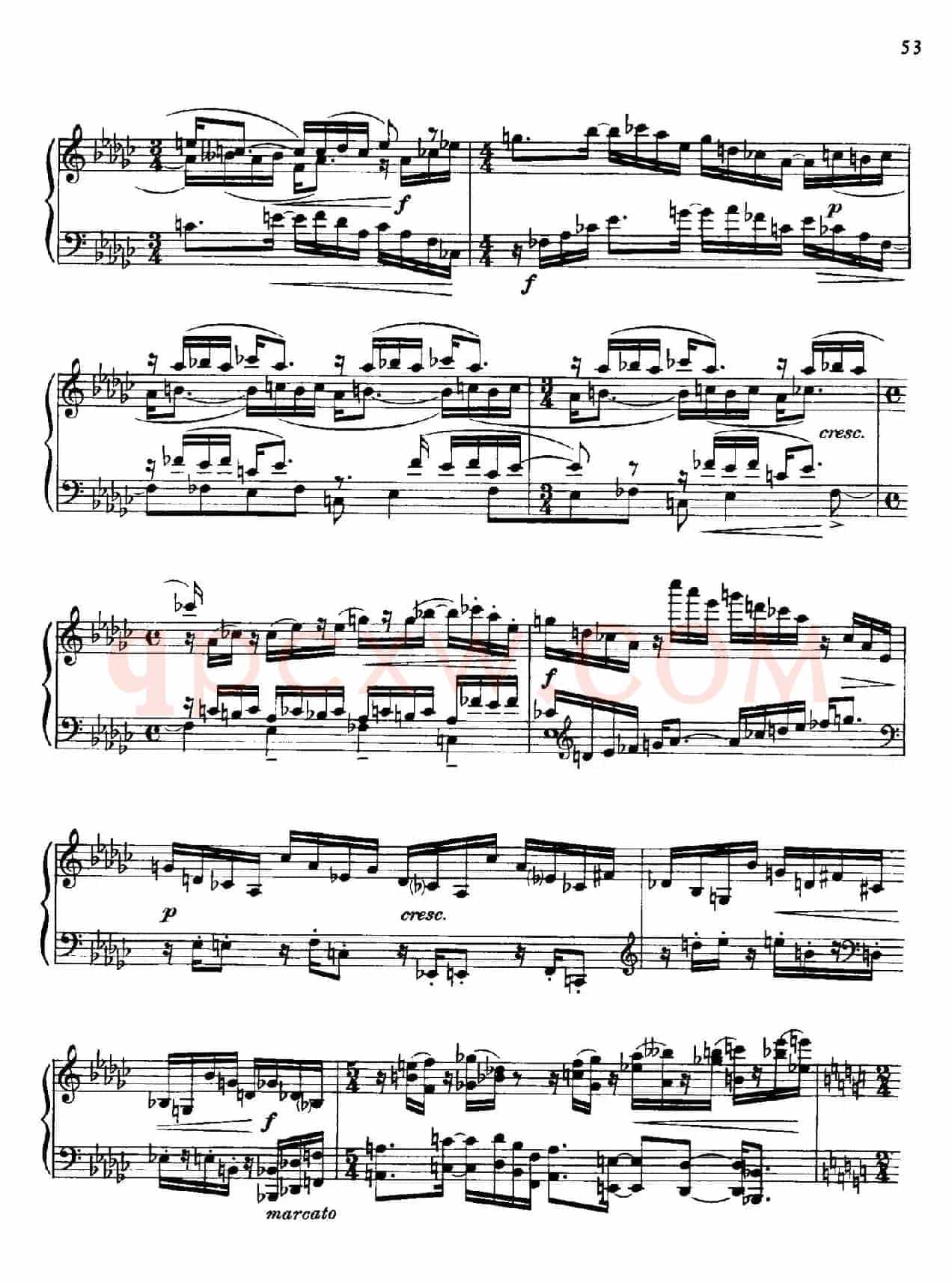 降e小调钢琴奏鸣曲 Op.26 v.4