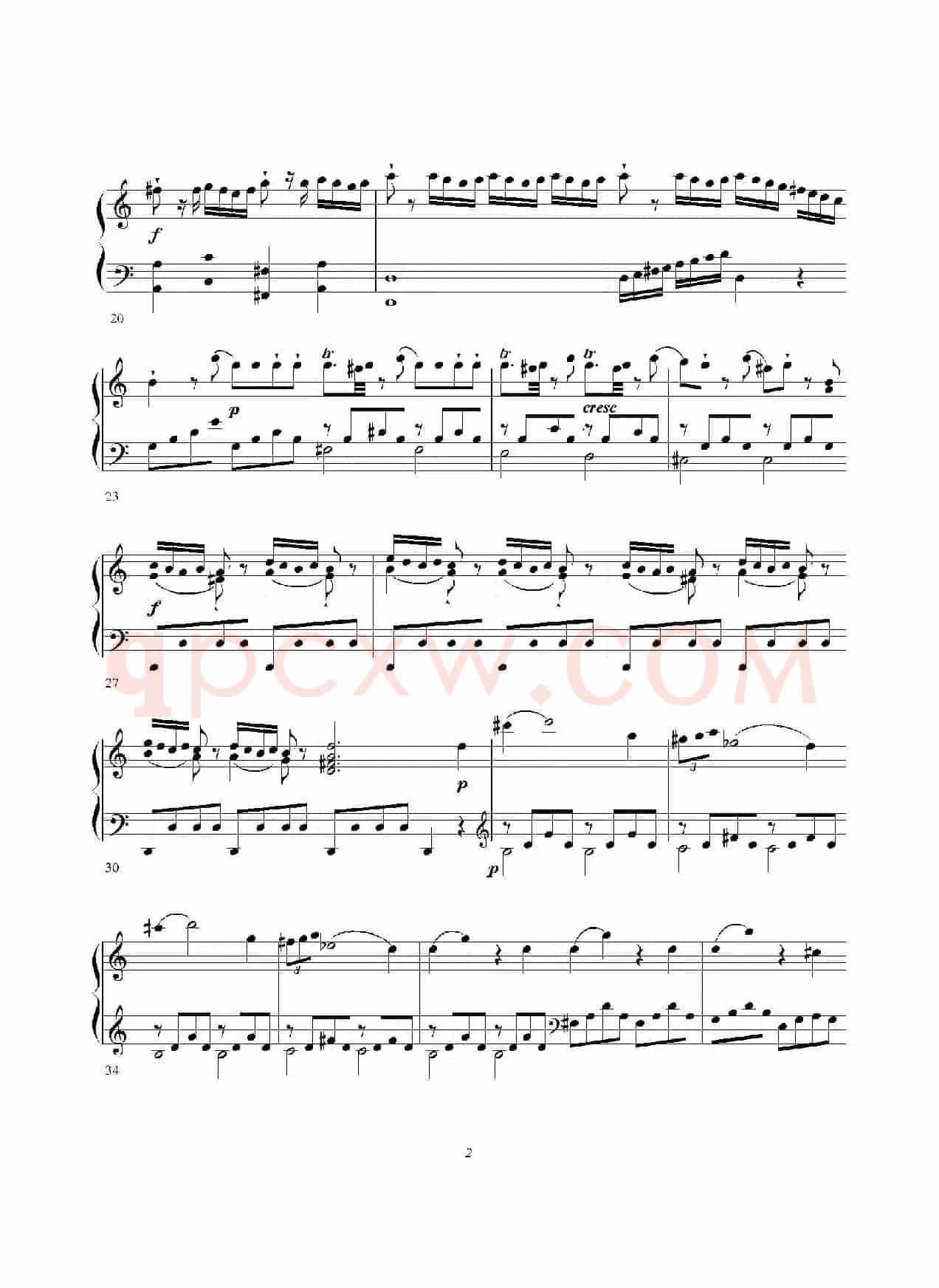 Sonata in C Major Op.7 No.2(C大调奏鸣曲)