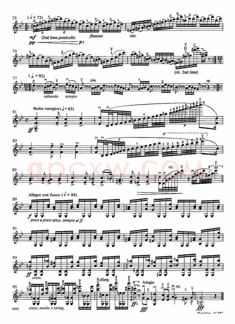 Passacaglia（帕萨卡利亚）（二重奏小提琴分谱）