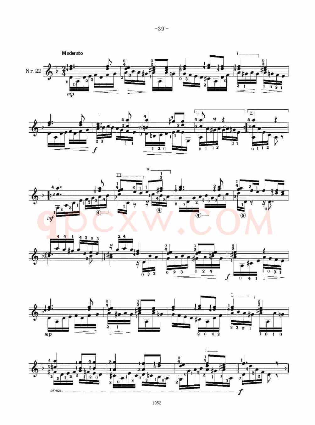 索尔·克斯特26首练习曲之21——26