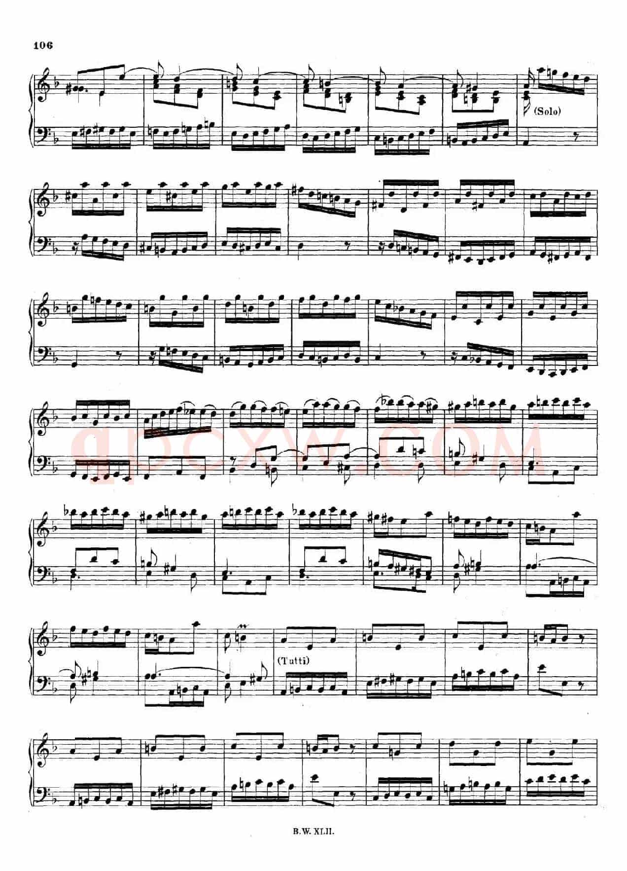 16 Concertos BWV 972-987(十六首为独奏古钢琴而作的协奏曲)(P41——50)