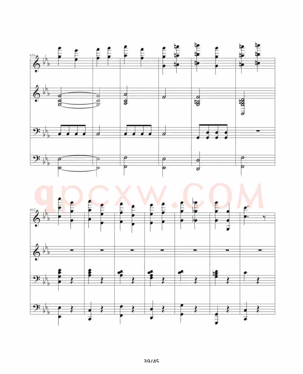 命运交响曲（四手联弹）