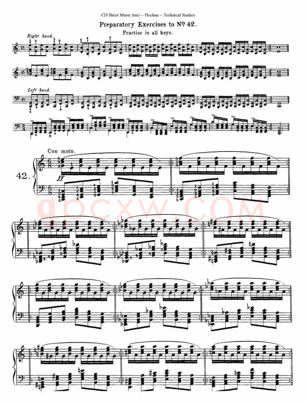 Technical Studies 60 Progressive Exercises （60首钢琴循序渐进练习曲 P71——80）