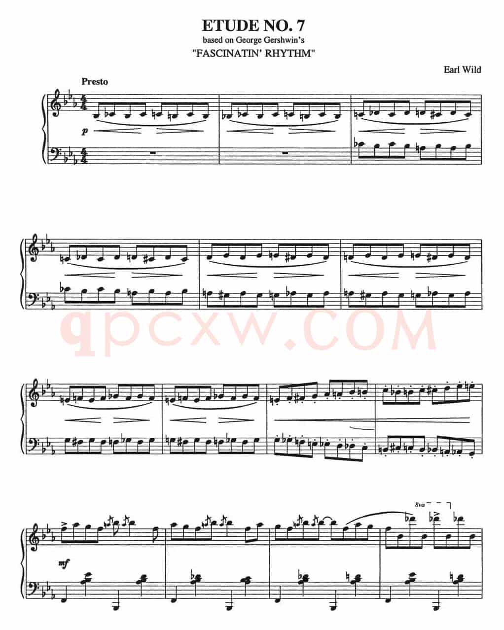 Etude 7.Fascinatin' Rythm（乔治·格什温练习曲·7、迷人的节奏）