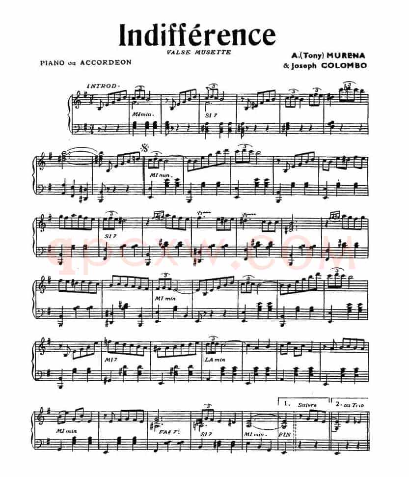Indifference（冷漠）