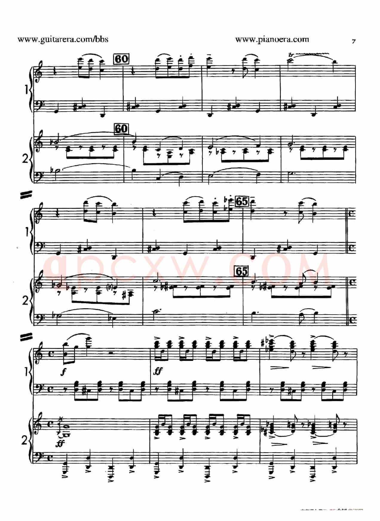 Sabre Dance(马刀舞曲)(双钢琴版)