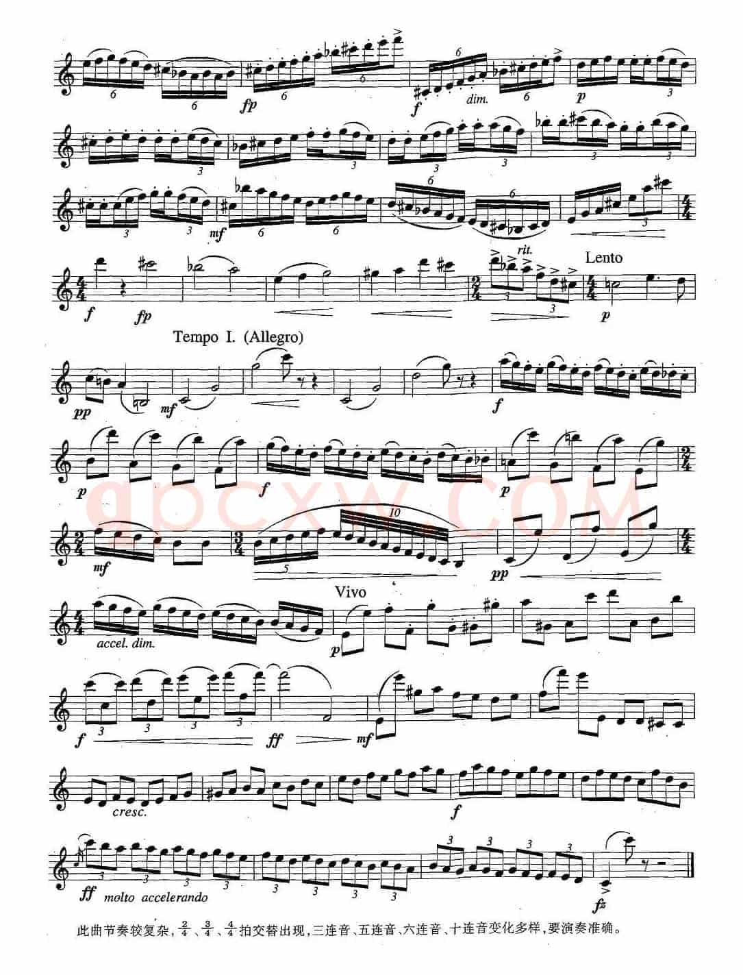 萨克斯练习曲合集（5—29）综合节奏练习