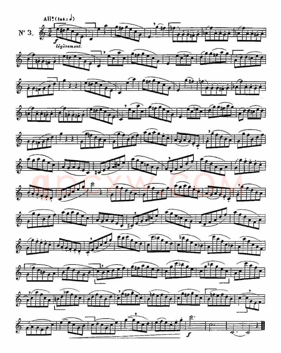 Klose Etudes Chantantes Pour Saxophone（KLOSE的15首练习曲集）
