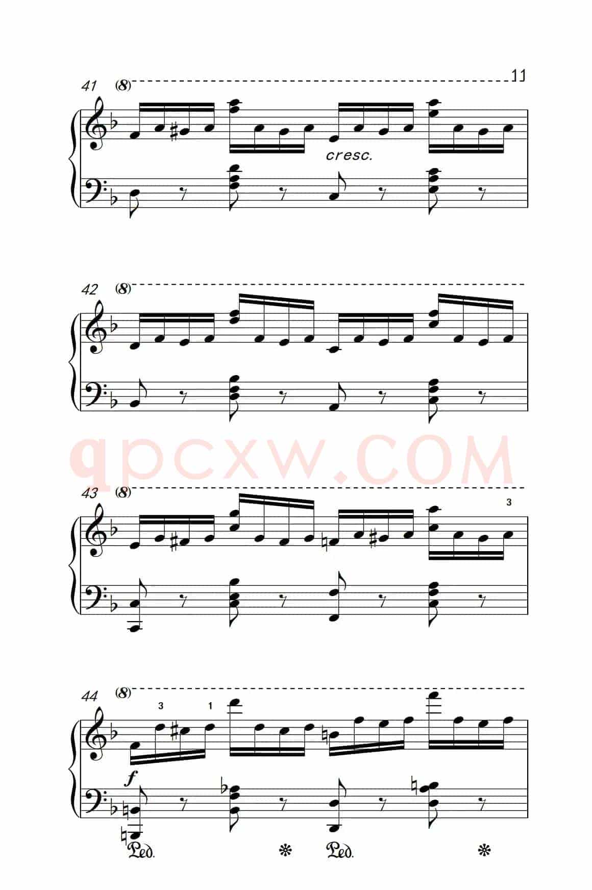 第七级2.练习曲（中央音乐学院 钢琴（业余）考级教程 7-9级）