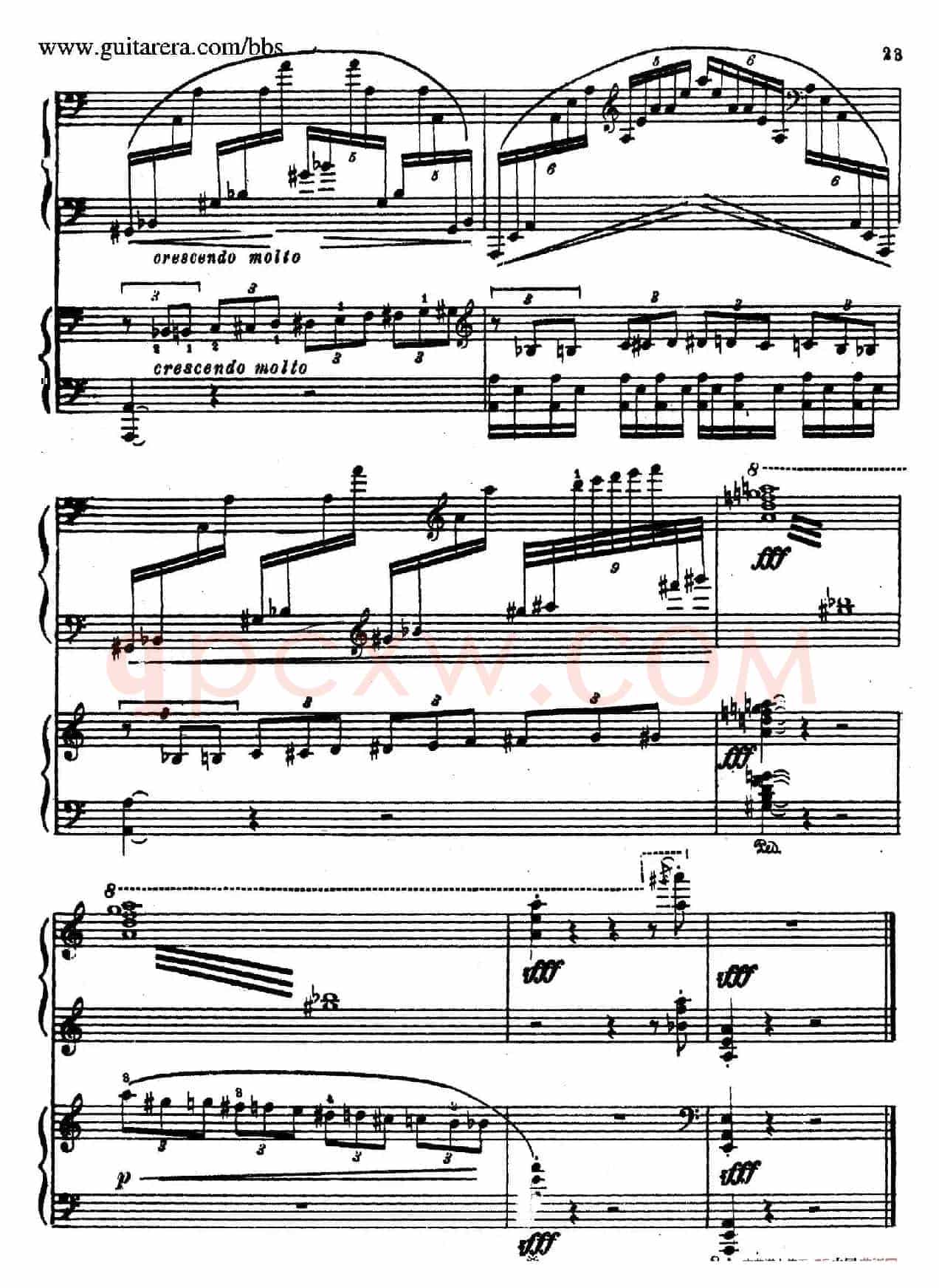 Variation on a Theme by Paganini(帕格尼尼主题变奏曲·双钢琴)