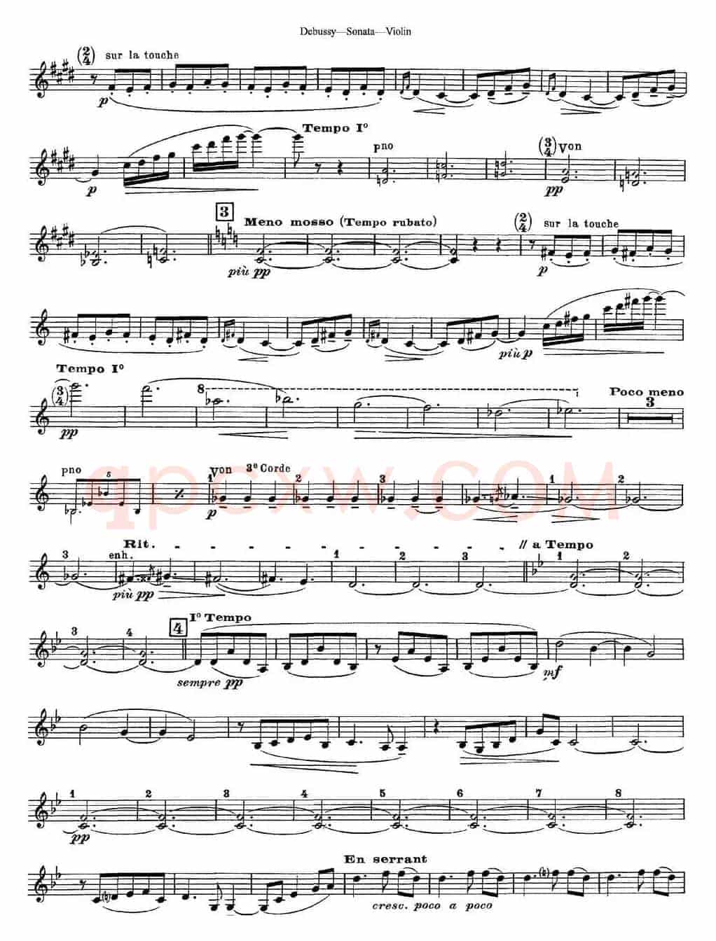 Debussy Sonata