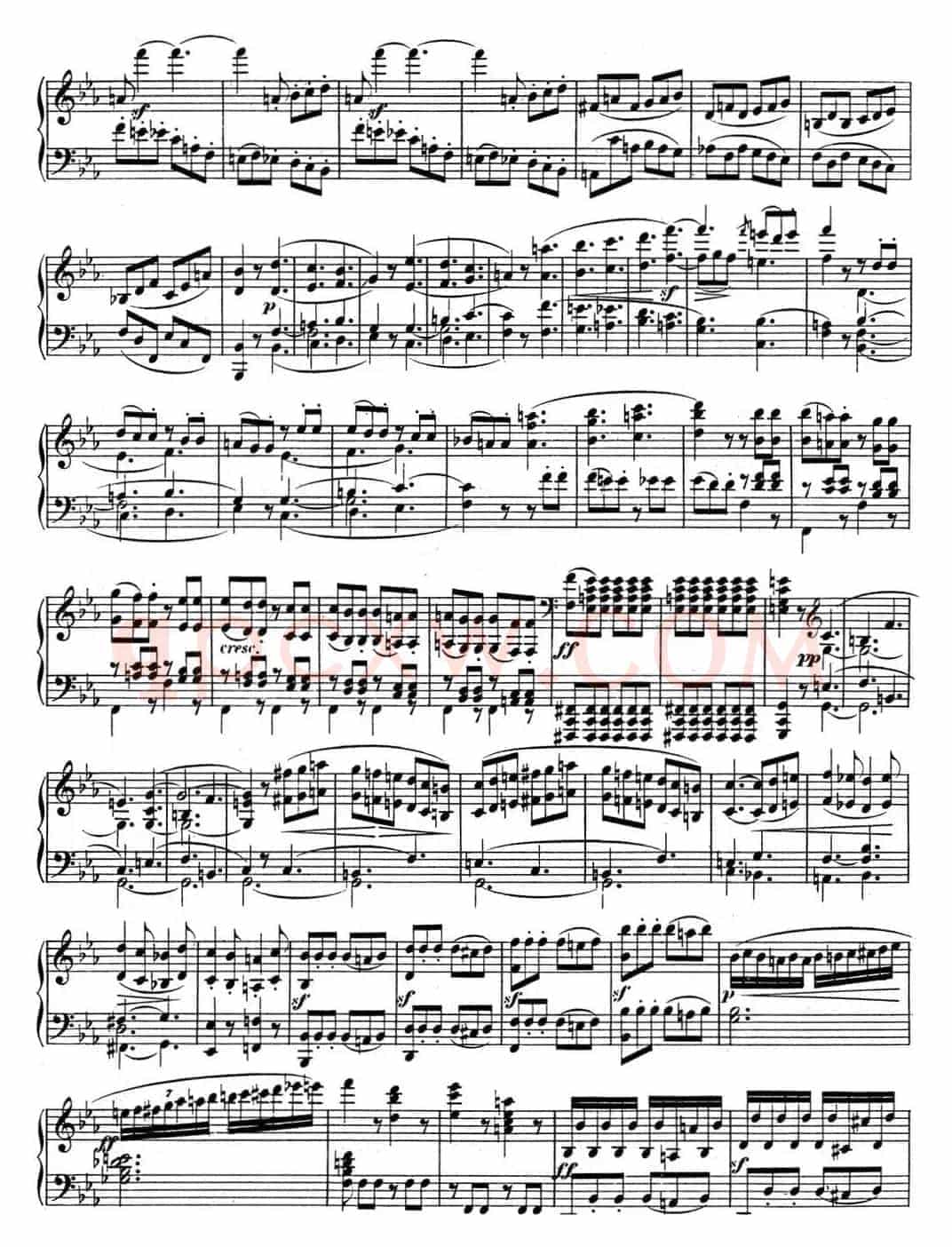 贝多芬钢琴奏鸣曲04 大调奏鸣曲 降E大调 Op.7 E-flat major