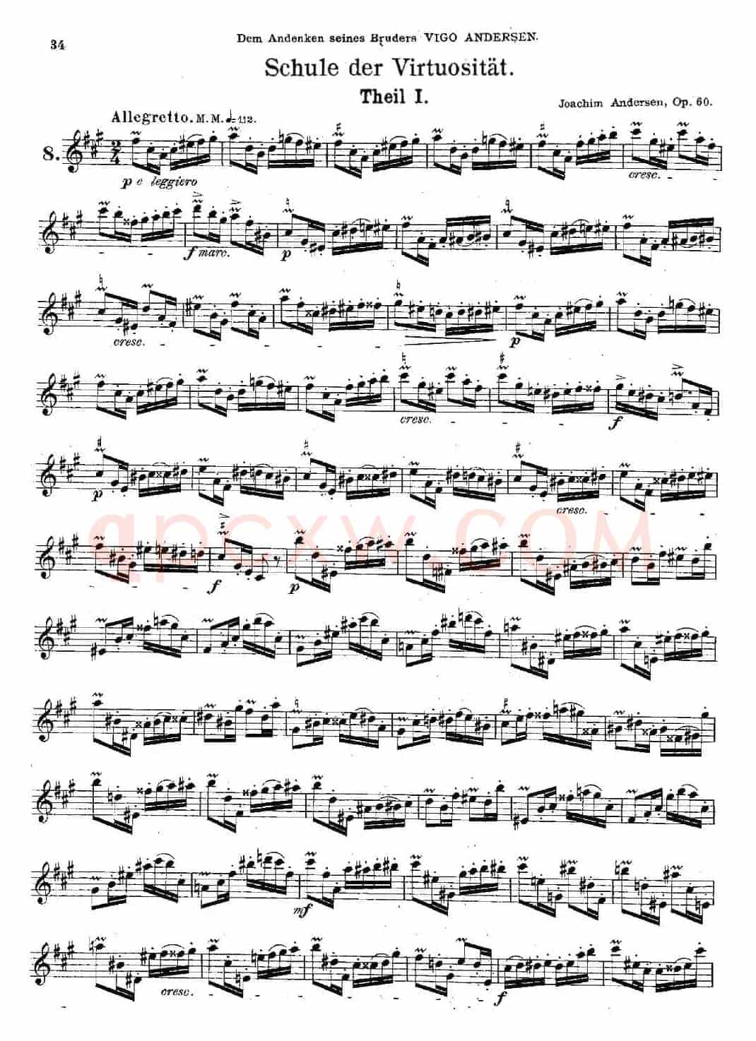 Schule der Virtuosität. Op. 60（8）
