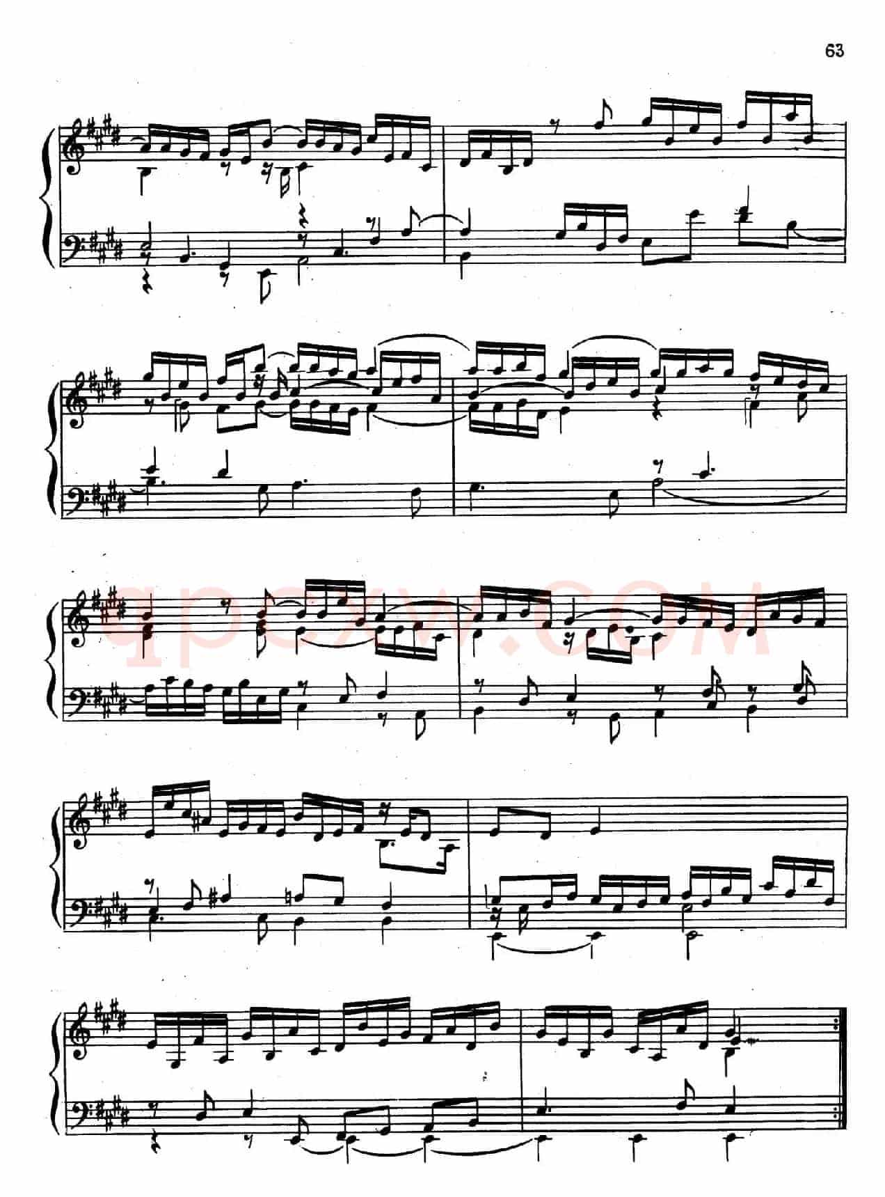 Suite No.5 in E Major HWV 430(E大调第五组曲)