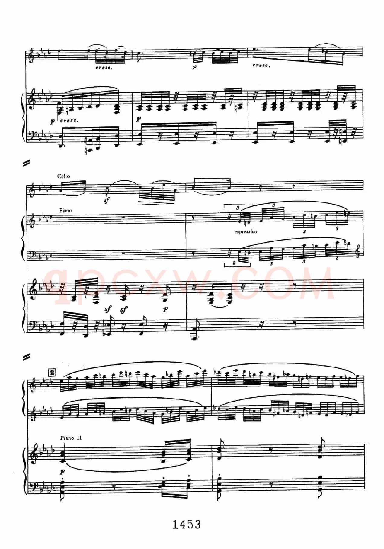 Triple Concerto in C Major Op.56(C大调三重协奏曲·双钢琴·Ⅱ)