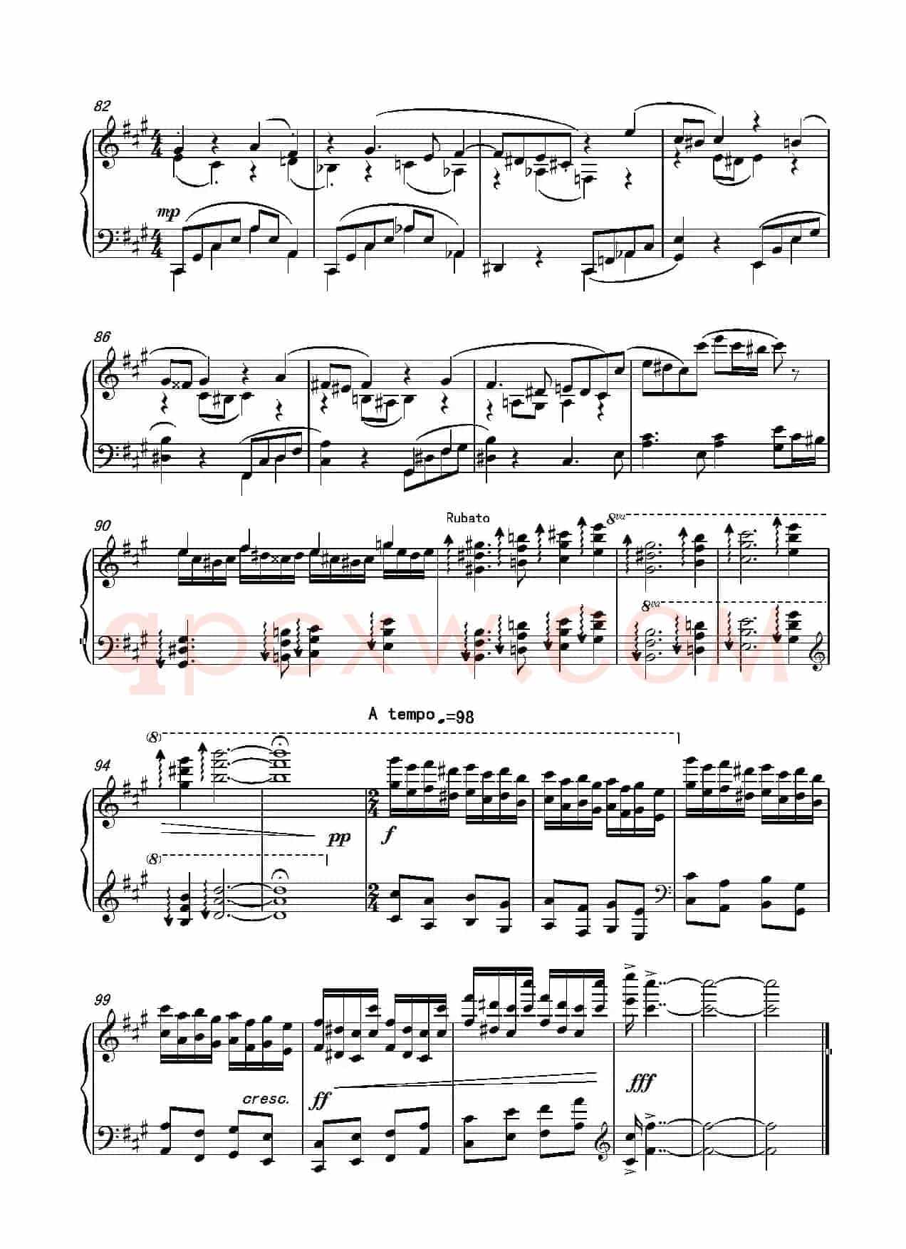 第二十钢琴奏鸣曲(Piano Sonata.20)(中国钢琴作品)