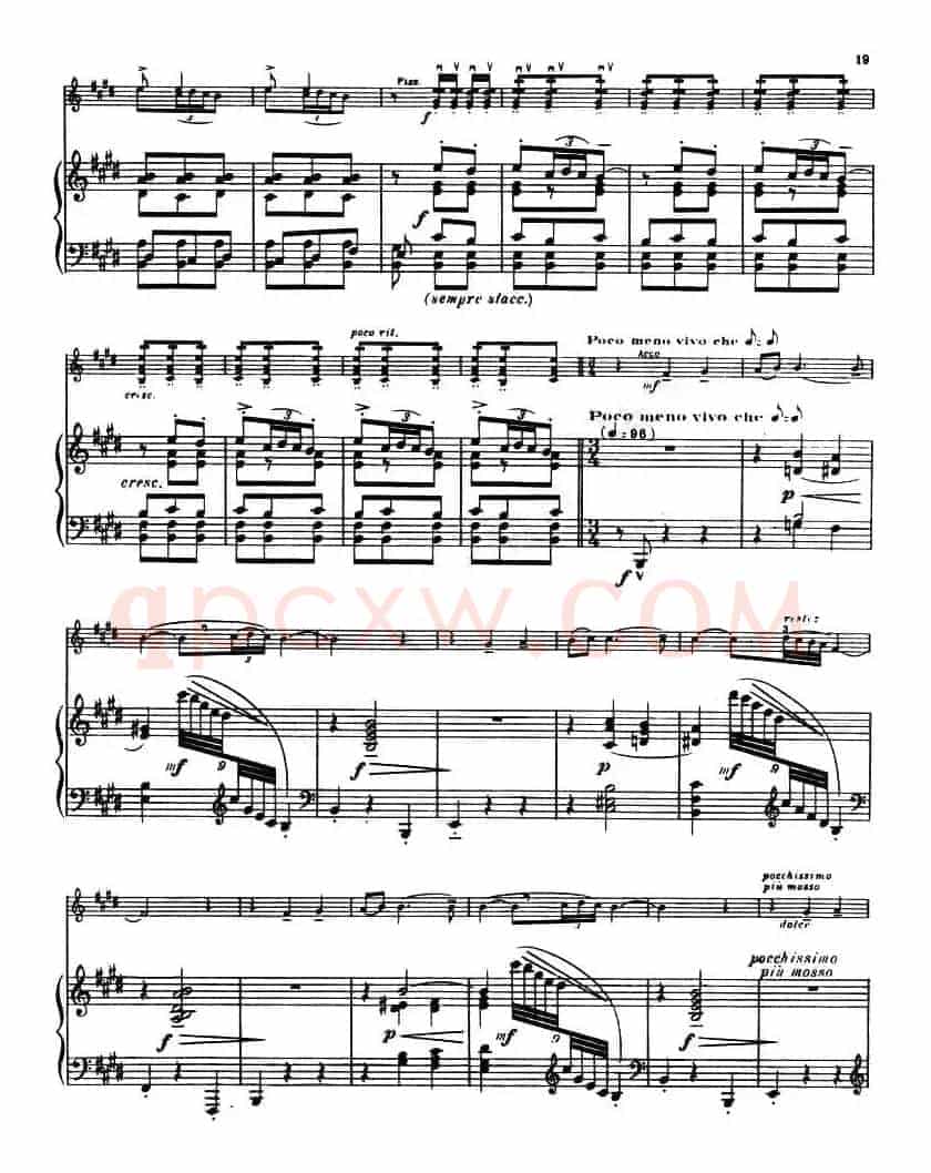 Suite of Spanish Folksongs: 6、JOTA（小提琴+钢琴伴奏）