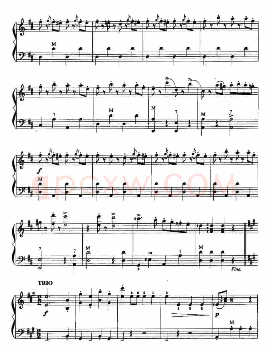儿童手风琴曲：拉特茨基进行曲